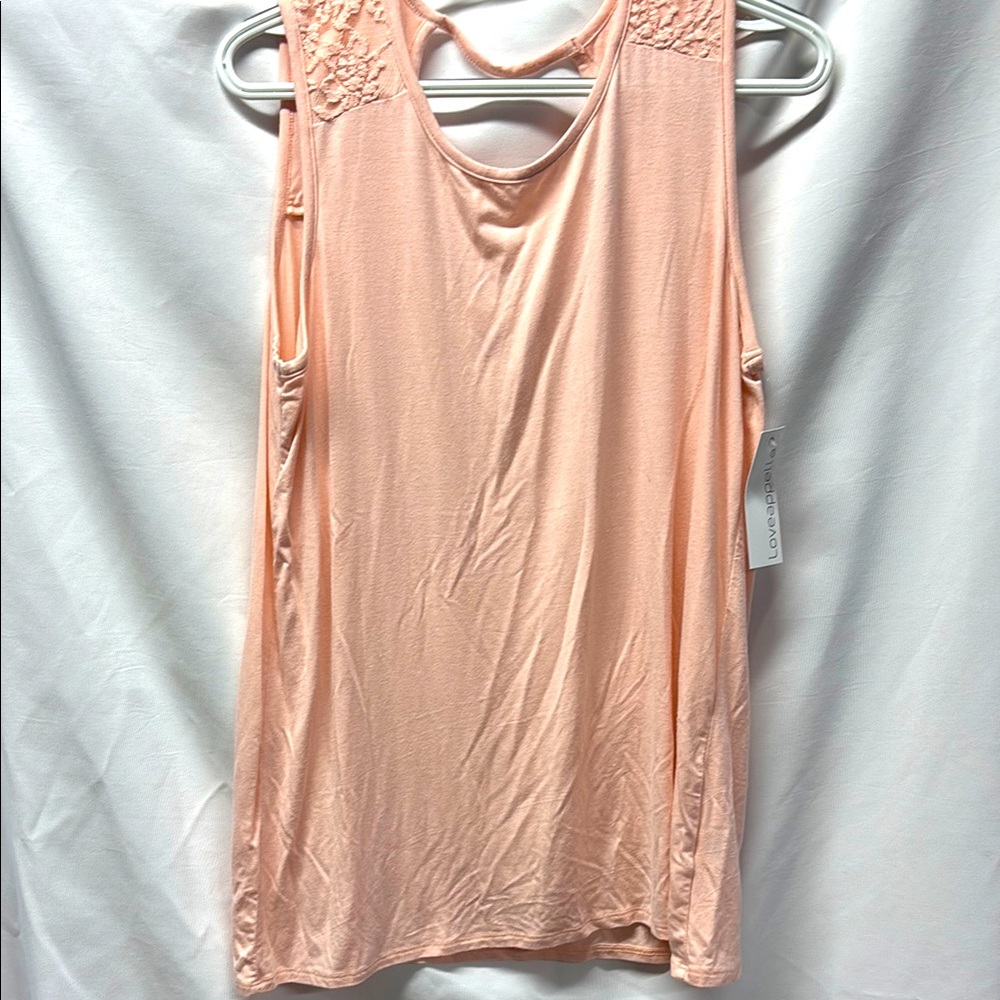 Loveappella NWT Light Peachy Tank